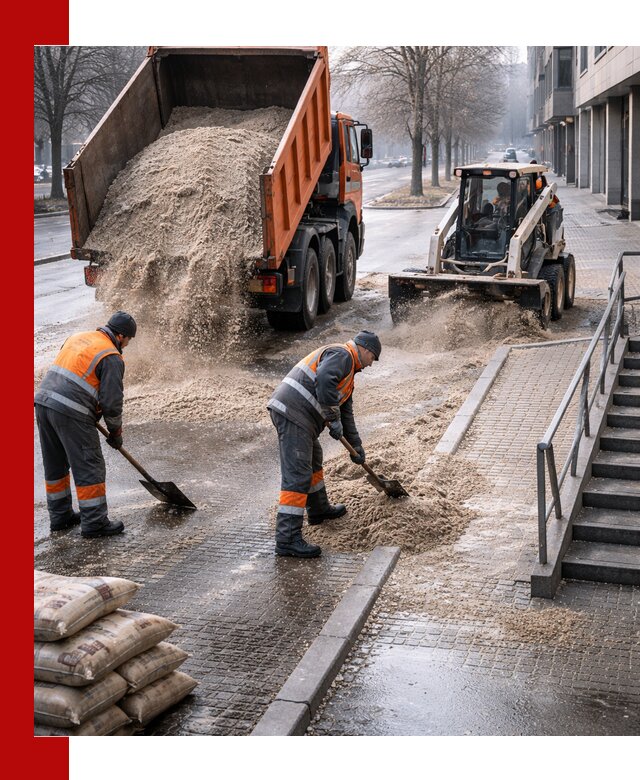 Поставка противогололедных материалов в Перми