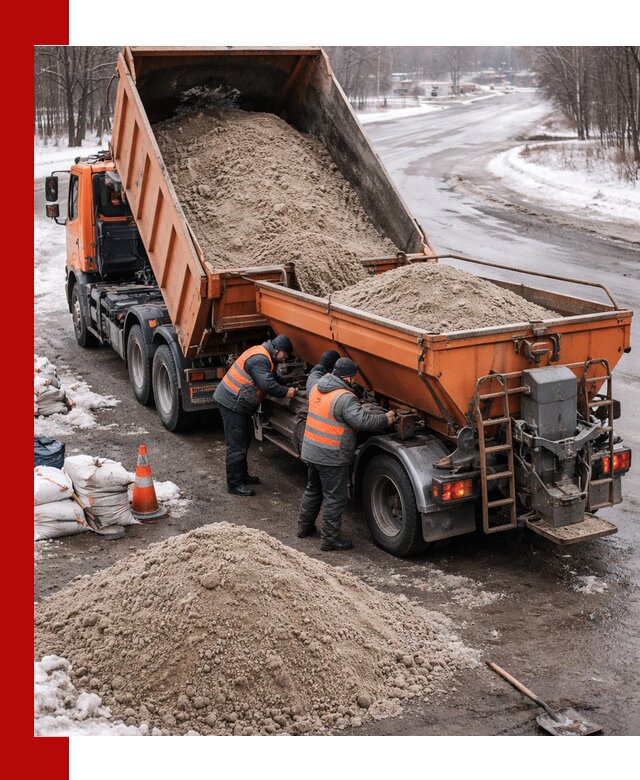 Поставка и вывоз пескосоля в Перми оптом и в розницу