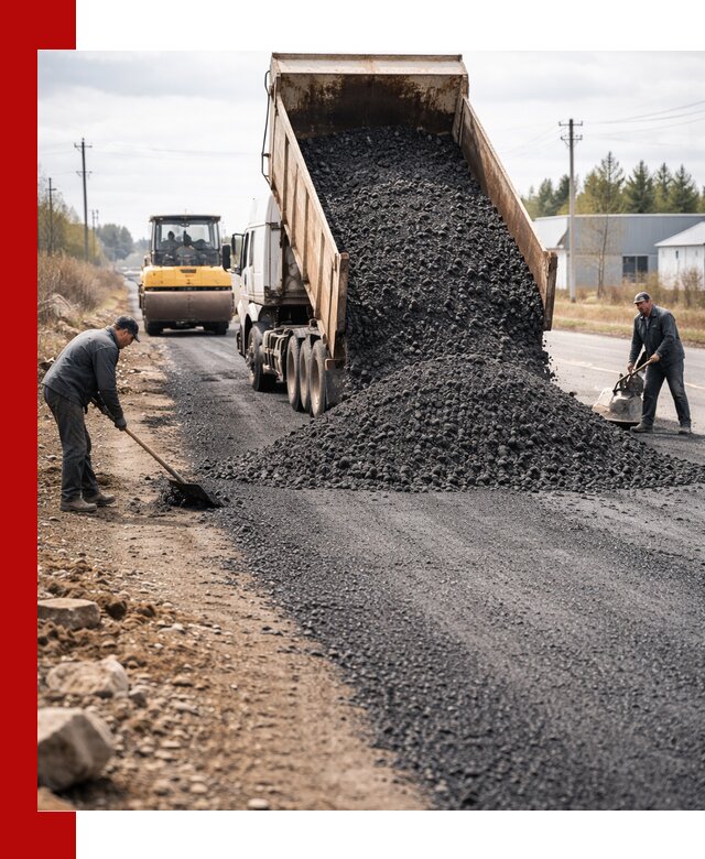Асфальтовая крошка для дорог в Перми — поставка и доставка
