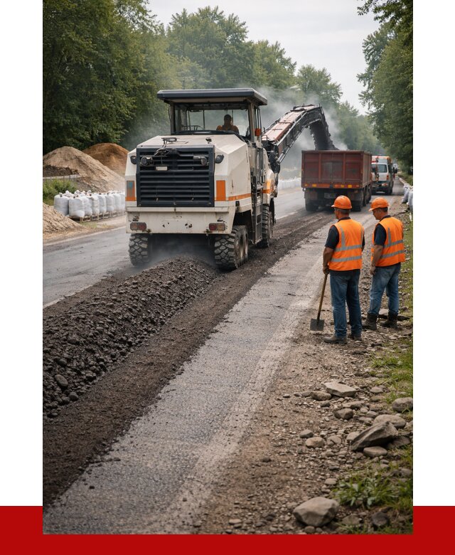 Фрезерованный асфальт в Перми от 2356 р./куб. | ПРОНЕРУДПрм