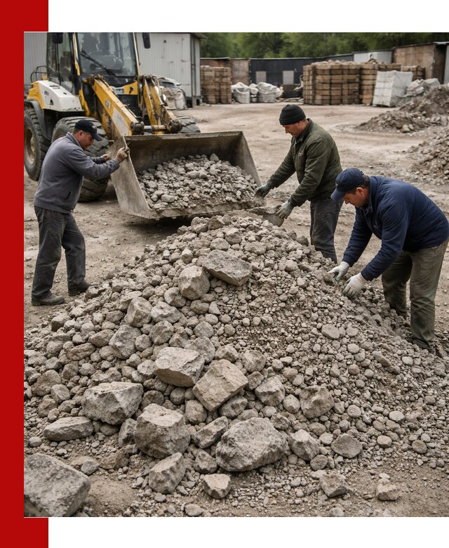 Демонтаж и вывоз бой бетона в Перми