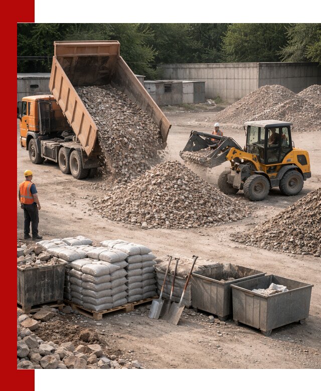 Вторичные материалы для отсыпки в Перми — поставка и доставка