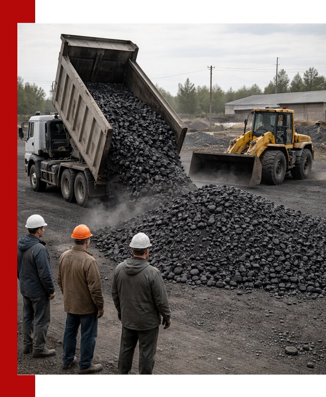 Доставка угля антрацита в Перми с самосвалами и погрузкой