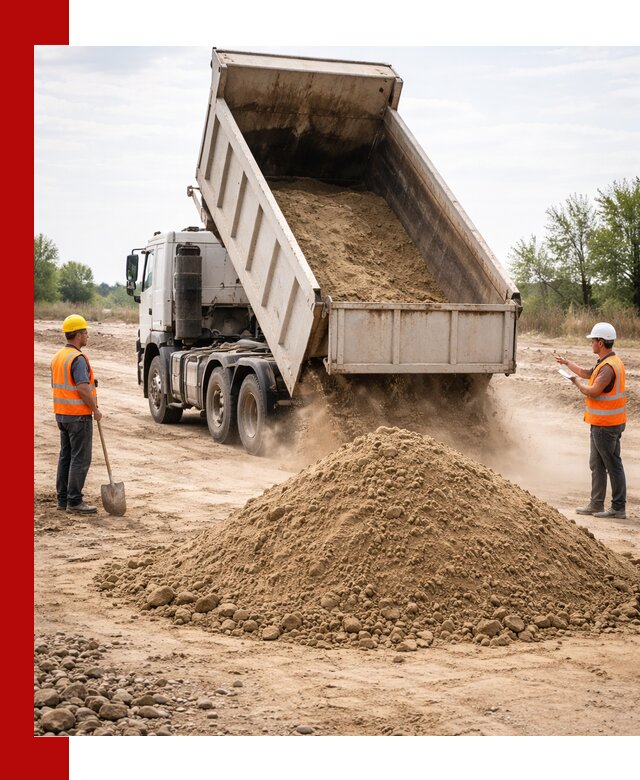 Доставка самосвалом 15 кубов в Перми за город и по городу