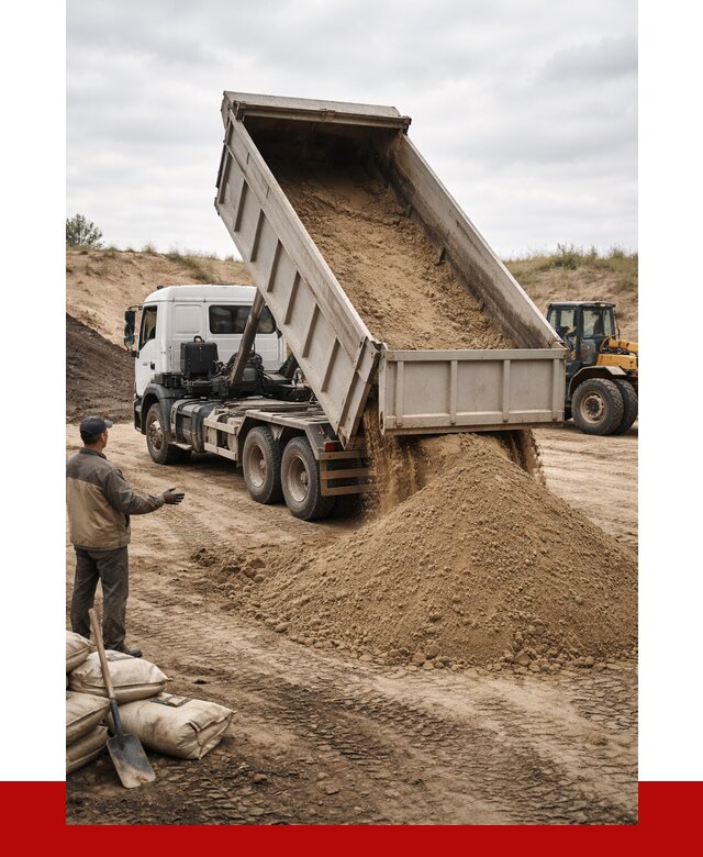 Доставка самосвалом 20 кубов в Перми от 8033 р. | ПРОНЕРУДПрм