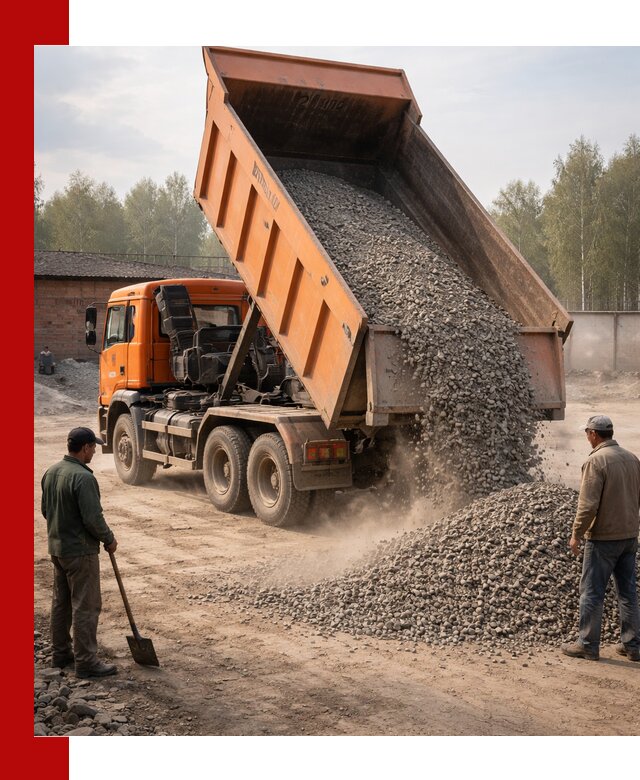 Доставка самосвалом 20 м3 в Перми быстро и надежно