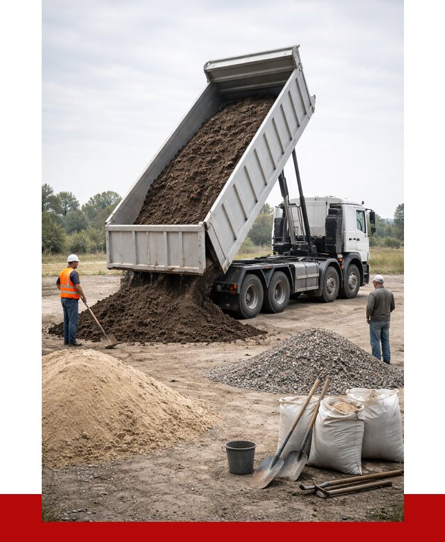 Доставка самосвалом 30 кубов в Перми от 9104 р. | ПРОНЕРУДПрм