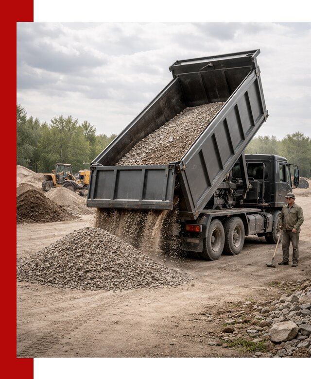 Доставка самосвалом 30 м3 по выгодным ценам в Перми