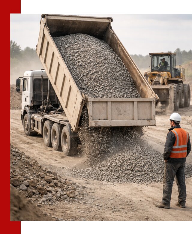 Доставка самосвалом 40 кубов цемента и сыпучих в Перми