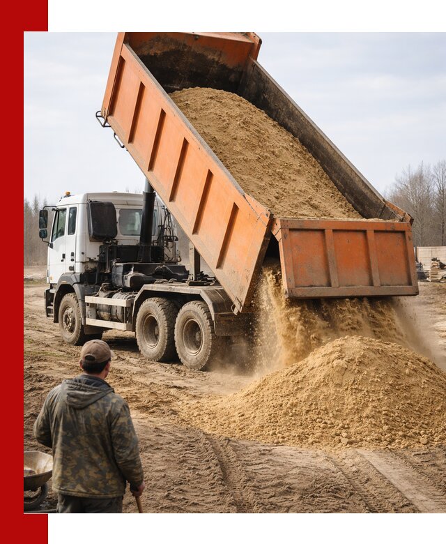 Аренда самосвала 20 тонн для перевозки грузов в Перми