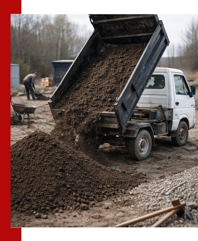 Аренда минисамосвала в Перми для доставки сыпучих материалов