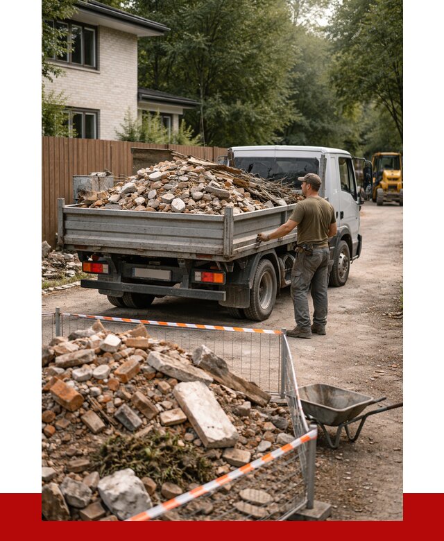 Вывоз строительного мусора с погрузкой в Перми от 8033 р | ПРОНЕРУДПрм