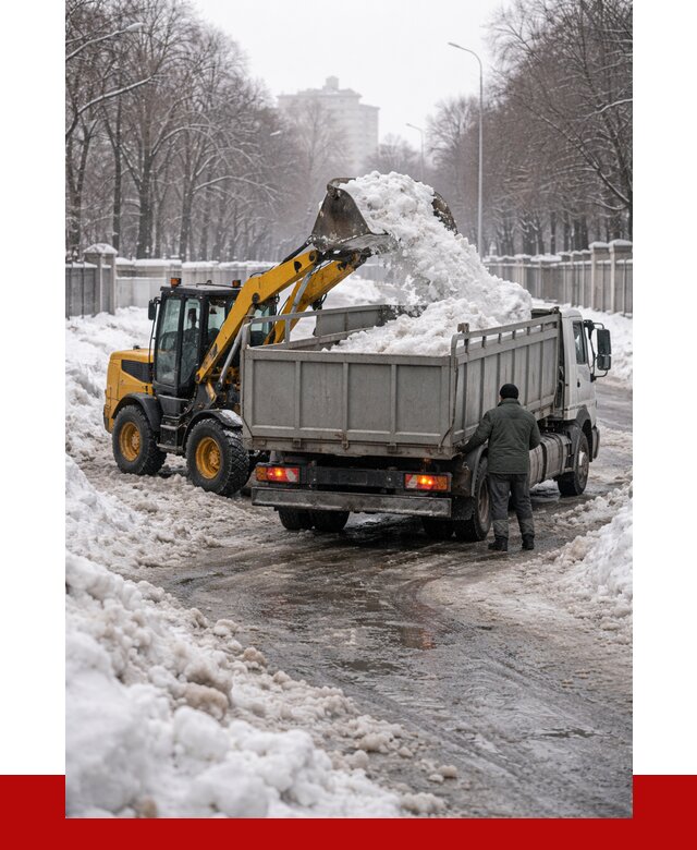 Вывоз снега с погрузкой в Перми от 3749 р. ПРОНЕРУДПрм