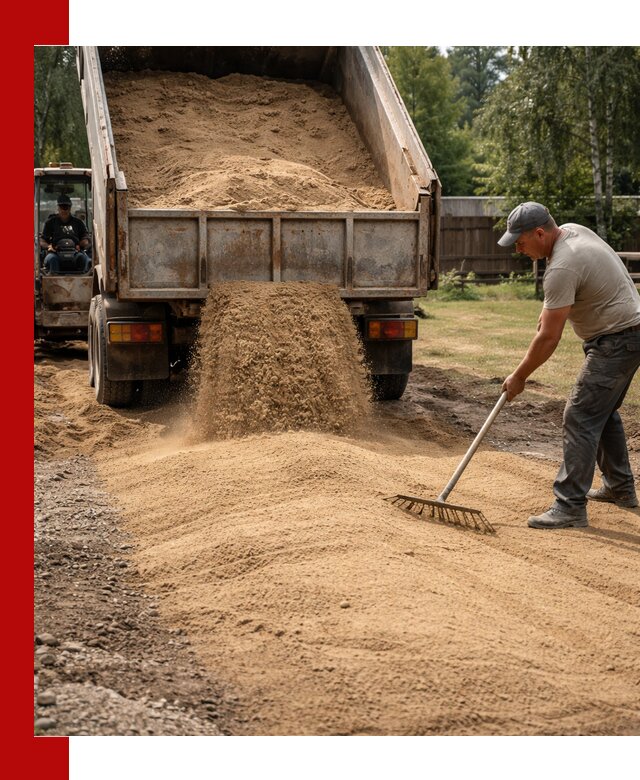 Отсыпка участка песком в Перми быстро и качественно