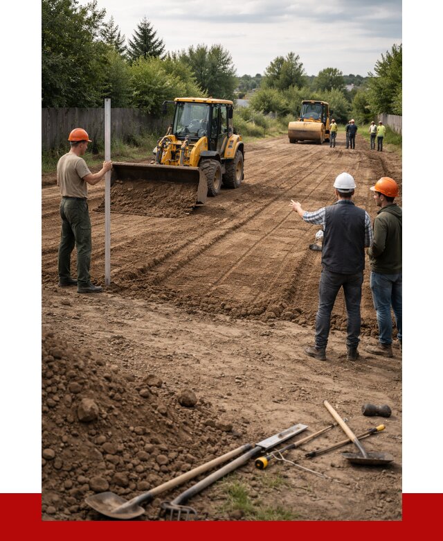 Планировка участка грунтом в Перми от 4820 р ПРОНЕРУДПрм