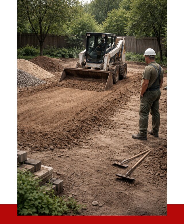 Выравнивание участка под ключ в Перми от 3749 р. | ПРОНЕРУДПрм